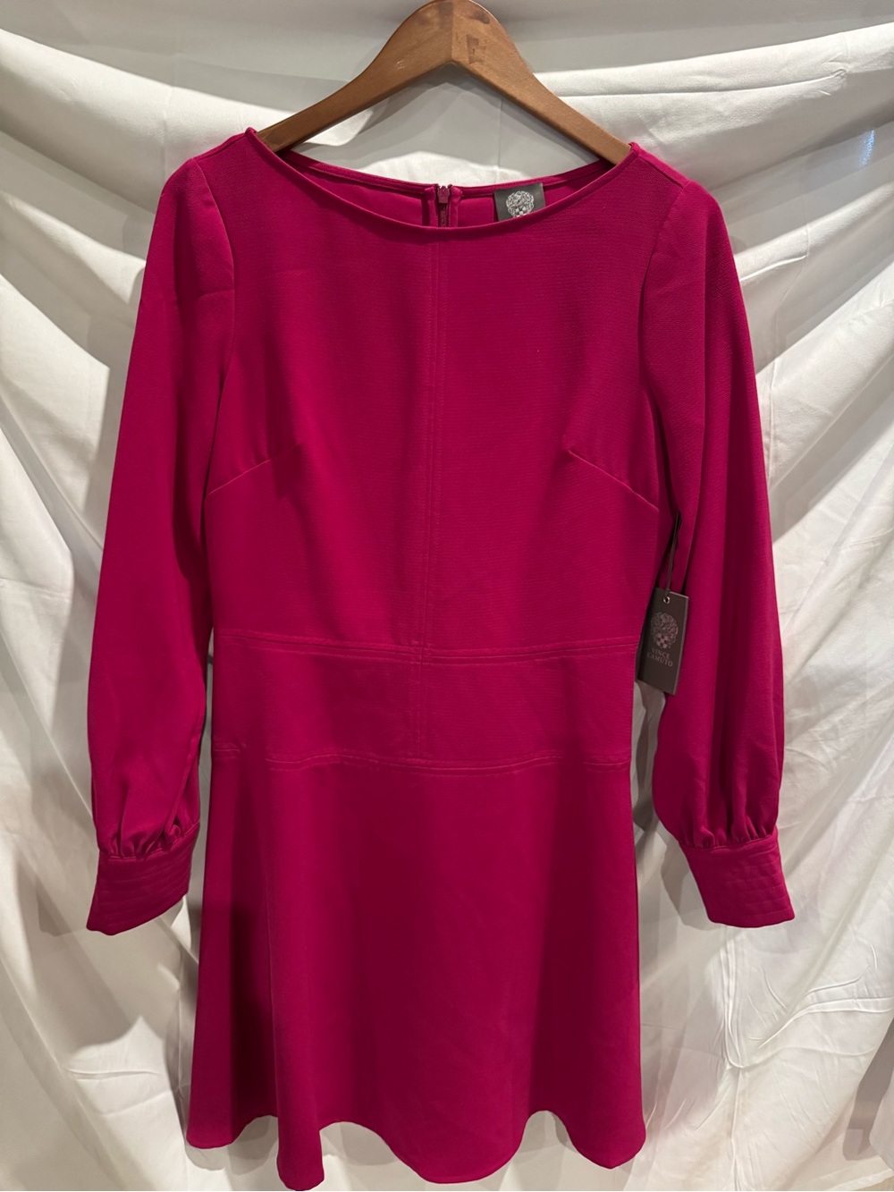 Vince Camuto Women's  Long-Sleeve A-Line Dress